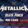 Prague Rock: Metallica, Five Finger Death Punch, Red Fang, Steel Panther pohromadě na jednom podiu.