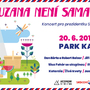 Na Kampě se koná koncert pro slovenskou prezidentku