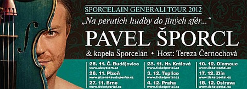 Pozvnánka na Sporcelain tour Pavla Šporcla